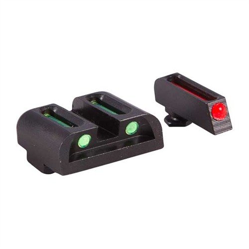 I mirini FIBER OPTIC BRITE-SITE per Glock offrono luminosità eccezionale in condizioni di luce bassa, costruzione in acciaio resistente e sostituzione semplice.