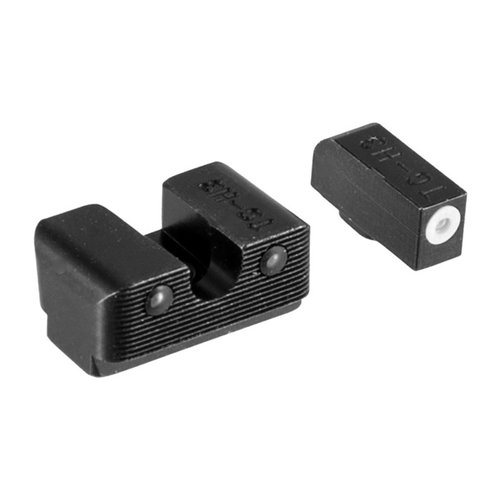 Die TRUGLO Tritium Night Sights für Glock bieten maximale Helligkeit ohne Batterien, sind snag-free, passen in Standardholster und haben eine langlebige Fortress Finish.