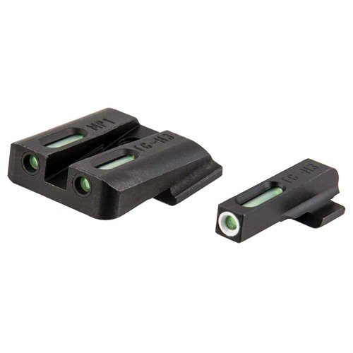 Die TRUGLO TFX Sights für S&W M&P bieten 24-Stunden-Sichtbarkeit mit Tritium und Fiber Optic, sind chemikalienbeständig und haben eine rostfreie Oberfläche.