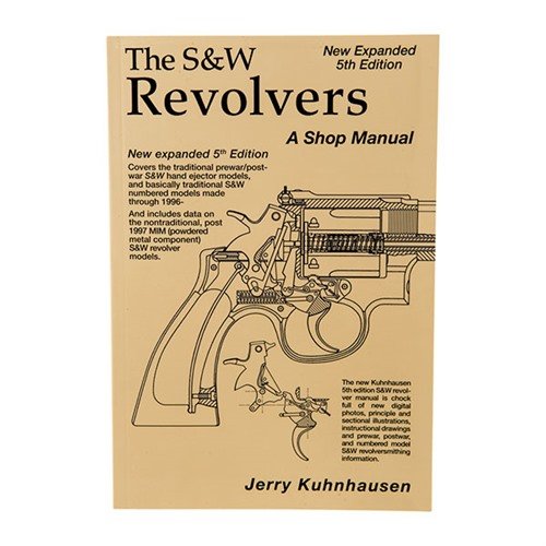 Das S&W Revolver Shop Manual, 5. Auflage, bietet umfassende Anleitungen zur Reparatur, Anpassung und Wartung von J, K, L und N Rahmenwaffen.