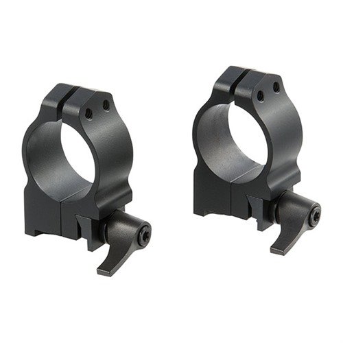 Le anelli QD Maxima Grooved Receiver offrono un montaggio rapido e preciso per fucili Ruger, mantenendo la zero e garantendo resistenza e durata eccezionali.