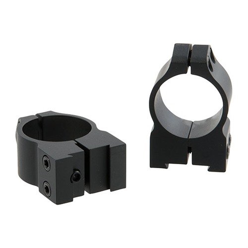 Les anneaux EUROPEAN DOVETAIL MAXIMA sont robustes et s'attachent directement aux bases intégrales BRNO/CZ 527, offrant une fixation solide avec des vis TORX.