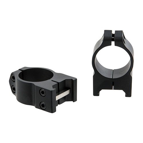 Die Maxima Fixed Ringe bieten maximale Stabilität mit 4 Schrauben, breitem Band und einem einzigartigen Rückstossschlüssel für sicheren Halt auf allen Weaver-Basen.