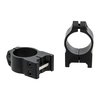 WARNE MFG. COMPANY 1" MEDIUM (0.875") FIXED RINGS, BLACK