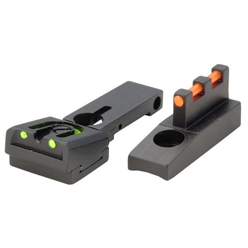 Die Browning Buckmark Fire Sight Fiber Optic Sight Set sorgt für optimale Sichtbarkeit mit 3-Punkt-Zielfernrohr und ist anpassbar für deine Buckmark-Handfeuerwaffe.