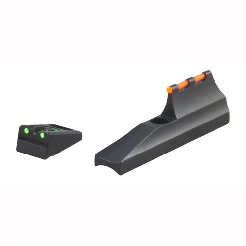 Améliore ta visée avec ce jeu de viseurs en fibre optique pour Remington 700, offrant une excellente visibilité et un réglage facile pour le vent et l'élévation.