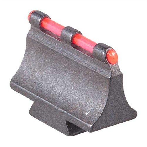 Die RIFLE FIBER OPTIC 538M Frontsicht bietet einfache Installation, hervorragende Sichtbarkeit dank lichtsammlender roter Perlen und passt auf die meisten Fabrikrampen.