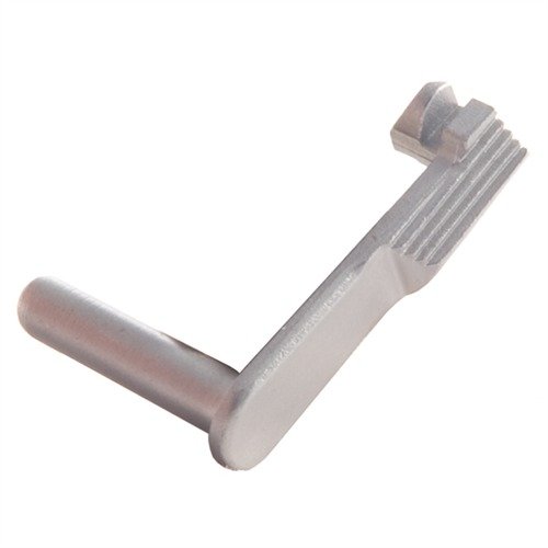 Il 1911 Slide Stop di Wilson Combat è realizzato in acciaio indurito, garantendo un bloccaggio sicuro e un'apertura affidabile del carrello, senza necessità di adattamenti.