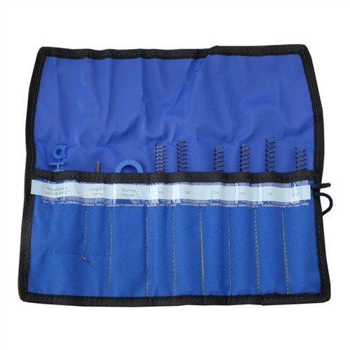 Il kit 1911 SPRING CADDY di WILSON COMBAT include molle di ricambio, SHOK-BUFFS e attrezzi in una comoda borsa, perfetta per il tuo equipaggiamento da tiro.