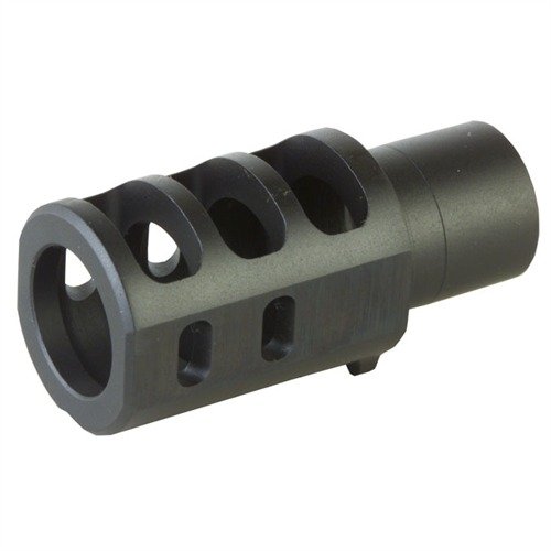 Der 1911 MULTI-COMP von WILSON COMBAT bietet dank drei Kammern und sieben Auslassöffnungen weniger Rückstoss und bessere Mündungskontrolle für schnellere Zielerfassung.