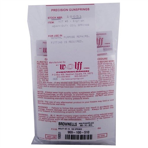Avec le kit WOLFF #5, tu as 100 ressorts en acier robuste, 10 designs pour des charges lourdes, allant de 2